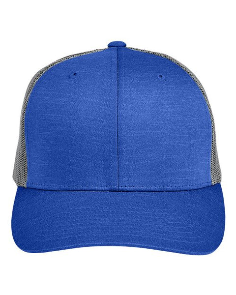 Team 365 TT802Y Youth Zone Sonic Heather Trucker Cap by Yupoong