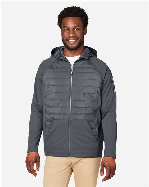 CORE365 CE808 Unisex Techno Lite Hybrid Hooded Jacket
