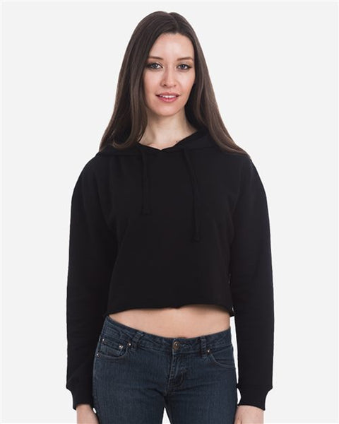 Lane Seven LS12000 Women's Cropped Fleece Hooded Sweatshirt