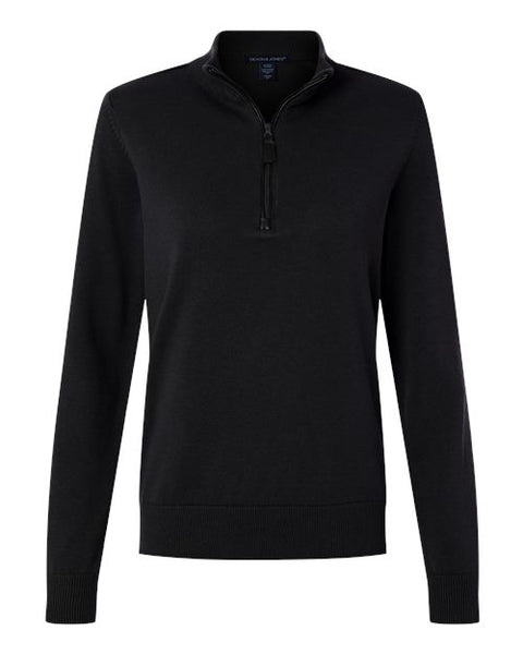 Devon & Jones DG446W Women's New Classics Quarter-Zip Sweater