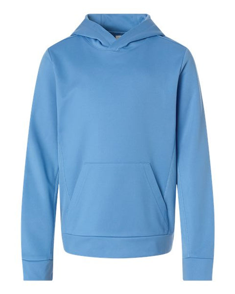 Team 365 TT400Y Youth Squad Hooded Tech Fleece Pullover