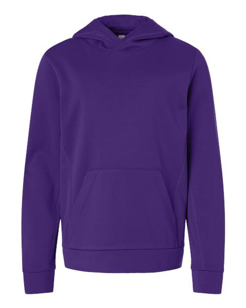 Team 365 TT400Y Youth Squad Hooded Tech Fleece Pullover