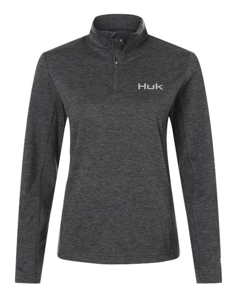 HUK H6130024 Women's Coldfront Quarter-Zip Pullover