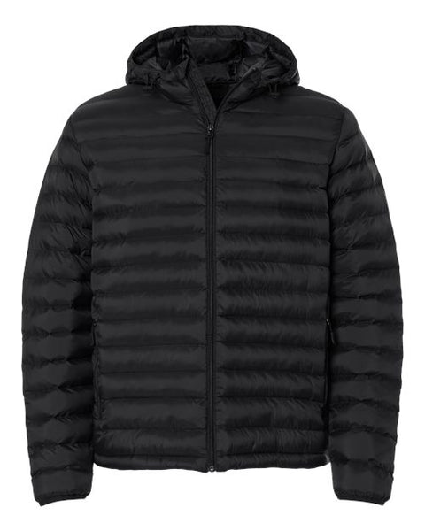Weatherproof 26715 Men's Lightweight Poly-filled Hooded Puffer Jacket