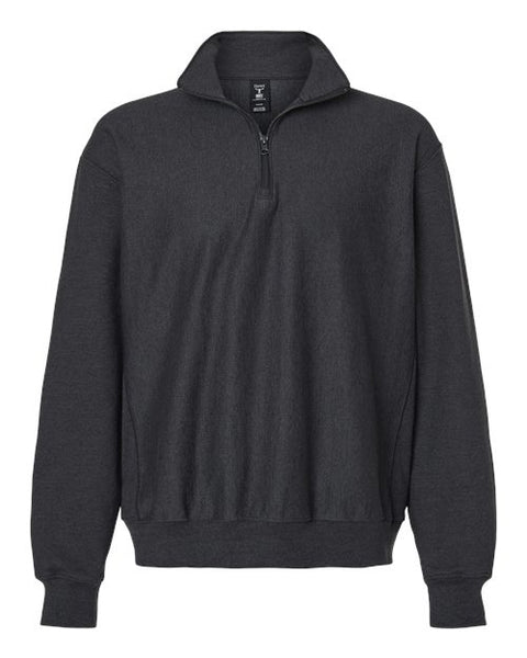 Hanes OG900 Men's Beefy Sweats Premium Heavyweight Quarter-Zip Sweatshirt