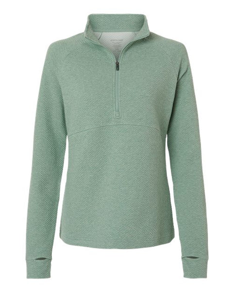 North End NE725W Women's Spirit Textured Quarter-Zip Pullover