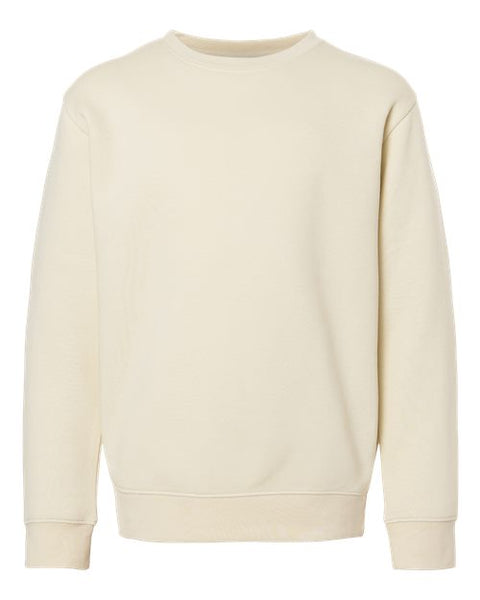 LAT 2225 Youth Elevated Fleece Crewneck Sweatshirt