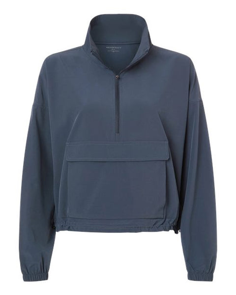 Boxercraft BW5204 Women's Stretch Woven Quarter-Zip Pullover