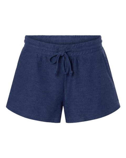 Boxercraft BW6506 Women's Ribbed Knit Shorts