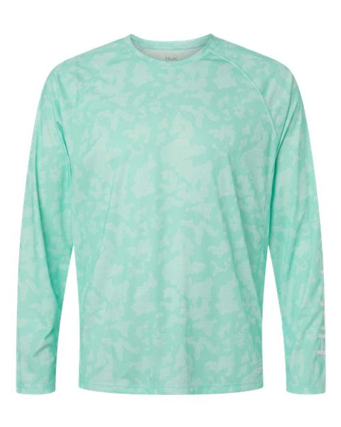 HUK H12L0017 Men's Lopro Running Lakes Long Sleeve T-Shirt