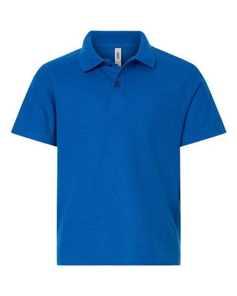CORE365 CE106Y Youth Resolve CVC Performance Pique Polo