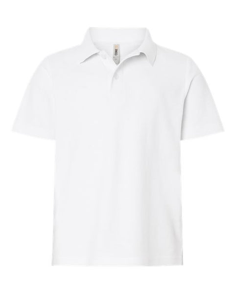 CORE365 CE106Y Youth Resolve CVC Performance Pique Polo