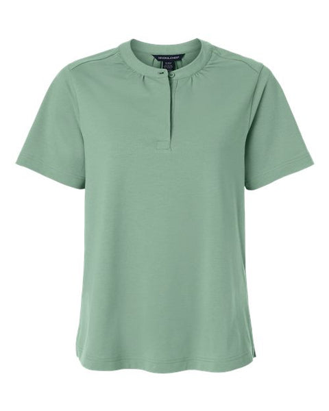 Devon & Jones DG102W Women's Seaton Pebble Textured Polo