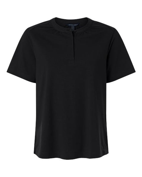 Devon & Jones DG102W Women's Seaton Pebble Textured Polo