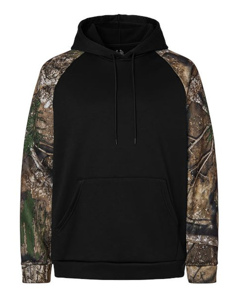 RealTree RT5305 Unisex Realtree Performance Colorblocked Hooded Sweatshirt