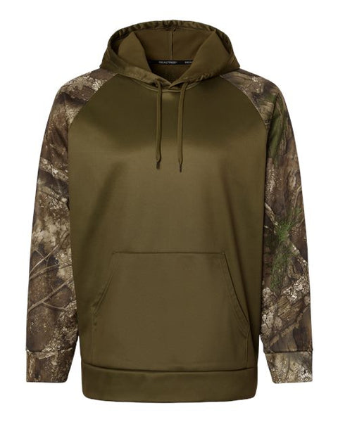 RealTree RT5305 Unisex Realtree Performance Colorblocked Hooded Sweatshirt