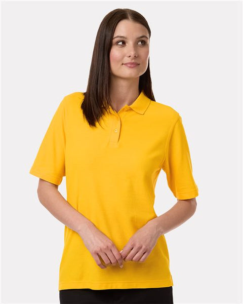 Harriton M105W Women's Maverick CVC Pique Polo