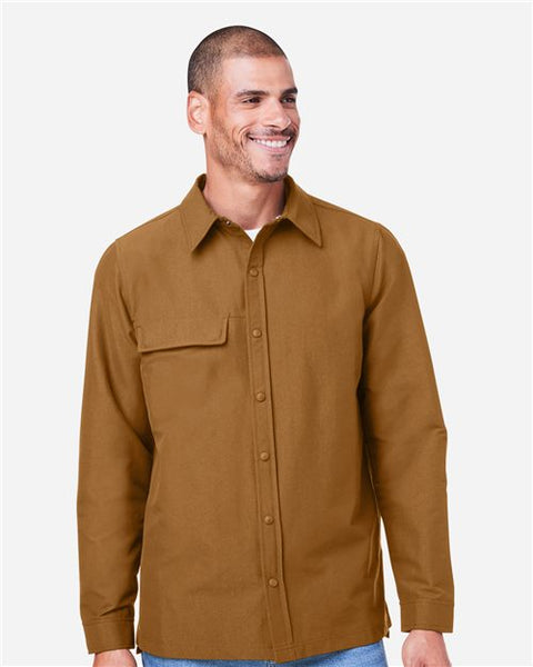 Harriton M72 Unisex Flex Twill Overshirt Jacket