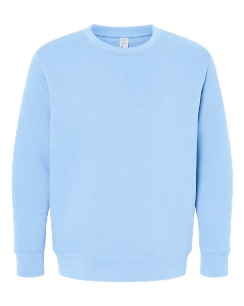 LAT 2225 Youth Elevated Fleece Crewneck Sweatshirt