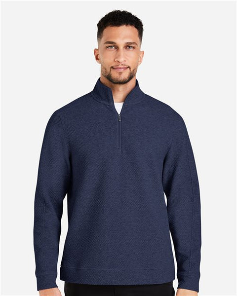 North End NE725 Men's Spirit Textured Quarter-Zip Pullover