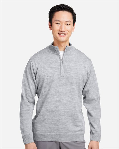 Harriton M421 Unisex Pilbloc Quarter-Zip Pullover Sweater