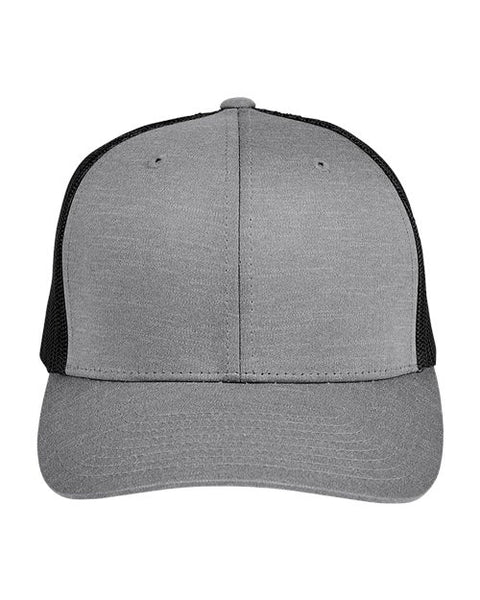 Team 365 TT802Y Youth Zone Sonic Heather Trucker Cap by Yupoong