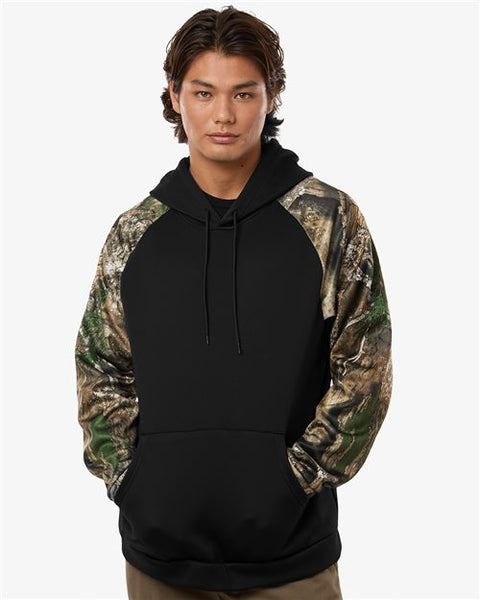 RealTree RT5305 Unisex Realtree Performance Colorblocked Hooded Sweatshirt