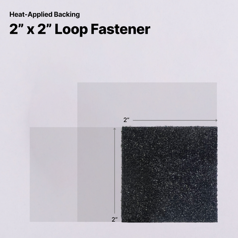 Loop Fastener Heat-Applied Backing