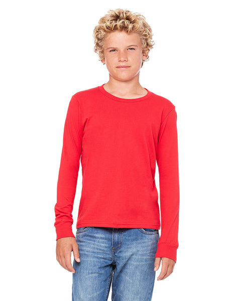 Bella + Canvas 3501Y Youth Jersey Long-Sleeve T-Shirt