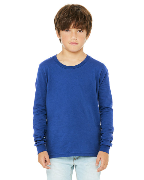 Bella + Canvas 3501Y Youth Jersey Long-Sleeve T-Shirt