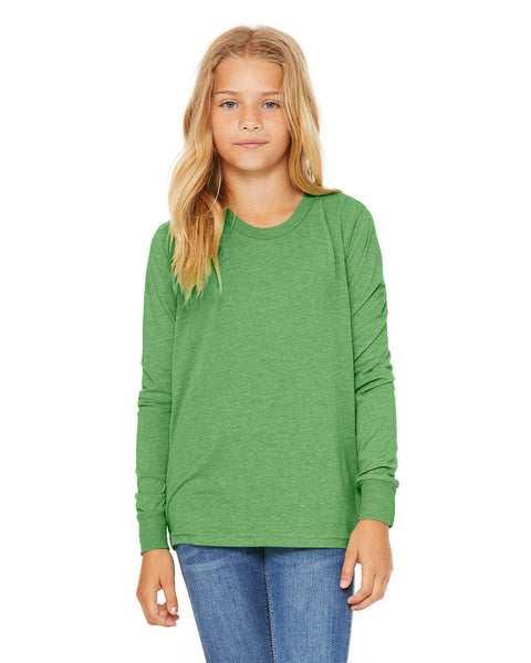 Bella + Canvas 3501Y Youth Jersey Long-Sleeve T-Shirt