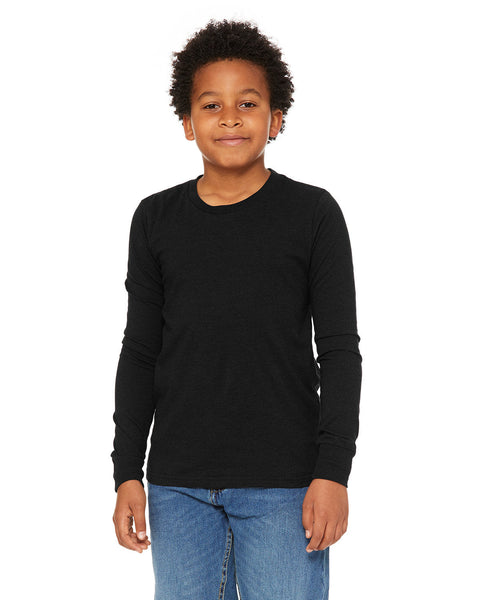 Bella + Canvas 3501Y Youth Jersey Long-Sleeve T-Shirt