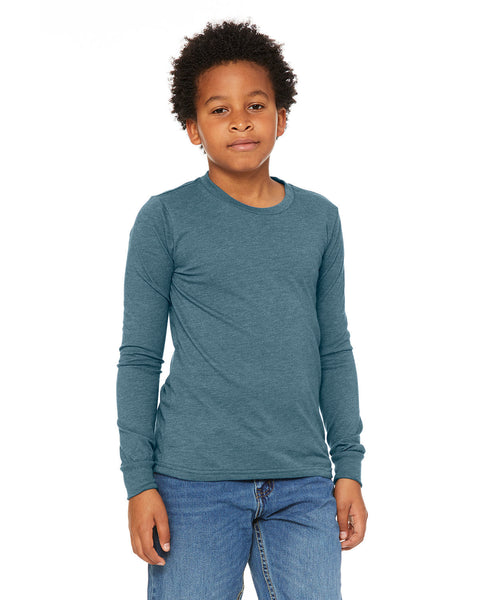 Bella + Canvas 3501Y Youth Jersey Long-Sleeve T-Shirt