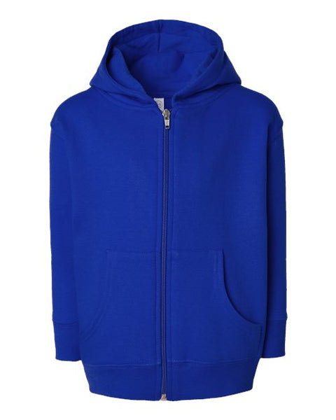Rabbit Skins 3346 Toddler Full-Zip Fleece Hoodie Sweatshirt