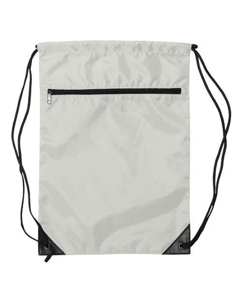 Liberty Bags 8888 Zippered Drawstring Backpack