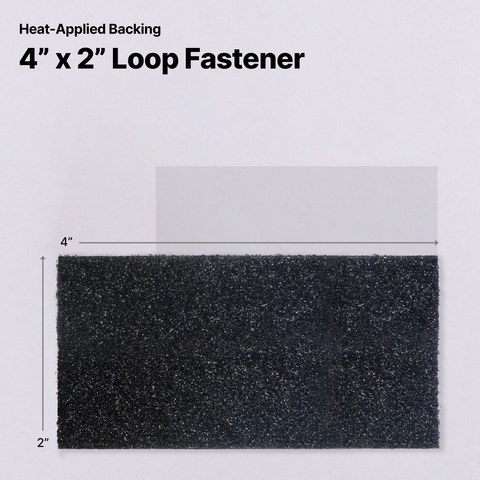 Loop Fastener Heat-Applied Backing