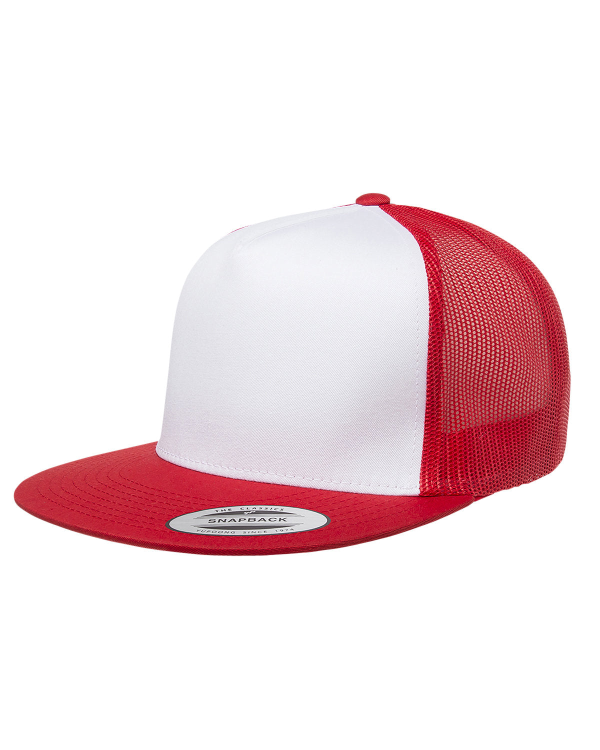 Yupoong 6006W Adult Classic Trucker with White Front Panel Hat