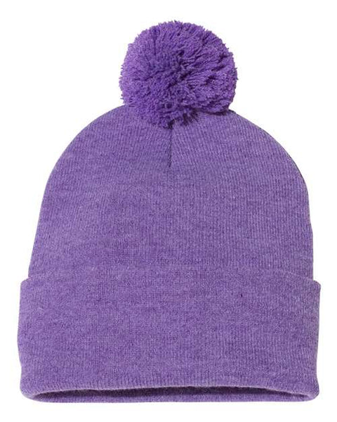 Sportsman SP15 12" Pom-Pom Cuffed Beanie