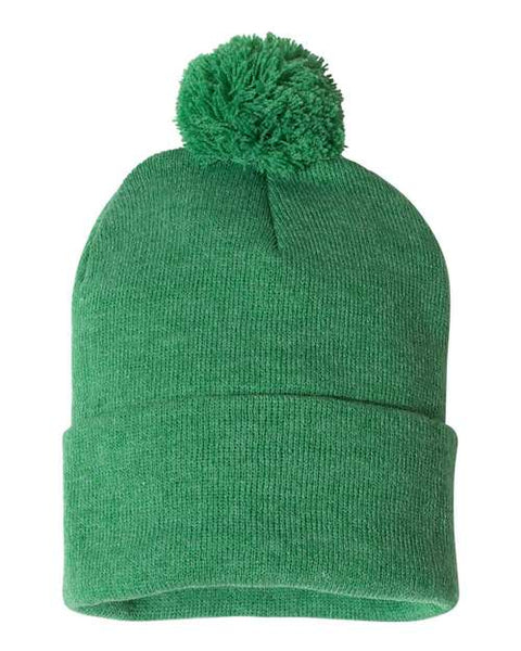 Sportsman SP15 12" Pom-Pom Cuffed Beanie