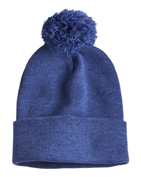 Sportsman SP15 12" Pom-Pom Cuffed Beanie