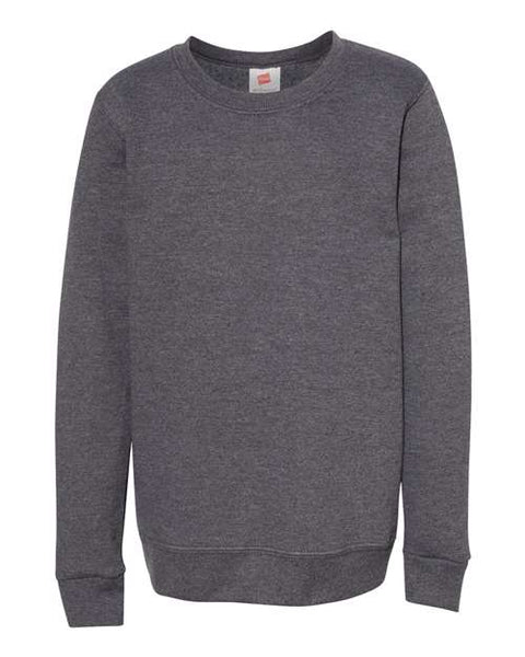 Hanes P360 Youth EcoSmart Crewneck Sweatshirt