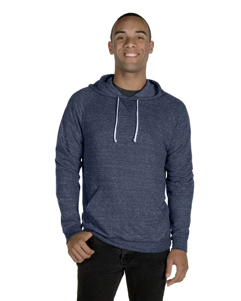 Jerzees 90MR Adult Snow Heather Raglan Hooded Sweatshirt