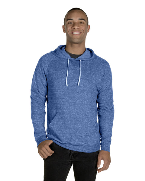 Jerzees 90MR Adult Snow Heather Raglan Hooded Sweatshirt