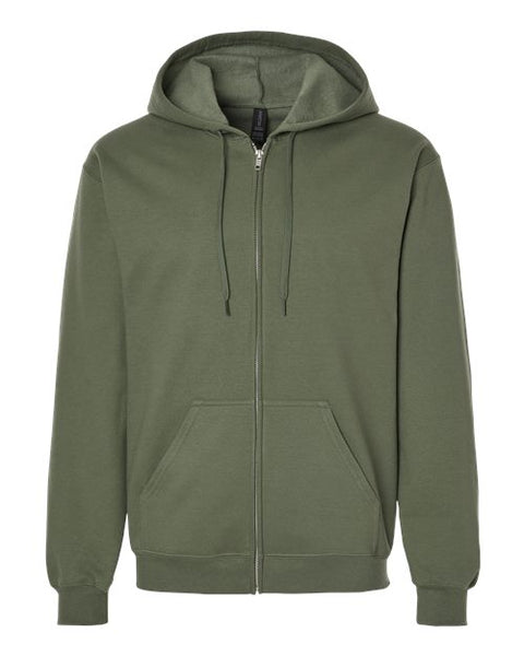 Gildan SF600 Unisex Softstyle Full-Zip Hooded Sweatshirt