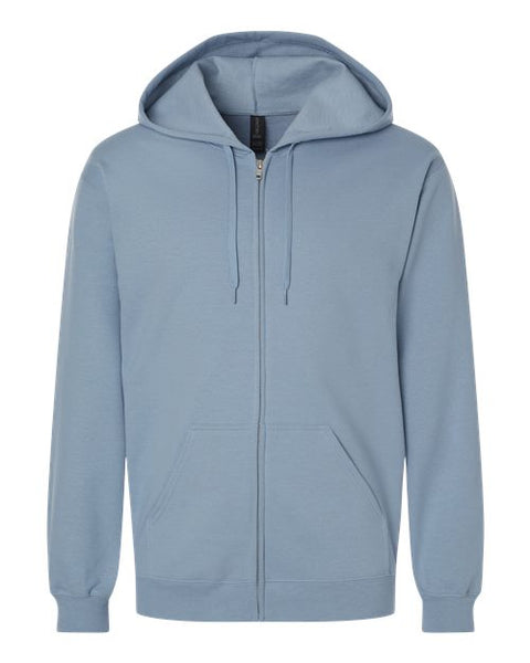 Gildan SF600 Unisex Softstyle Full-Zip Hooded Sweatshirt