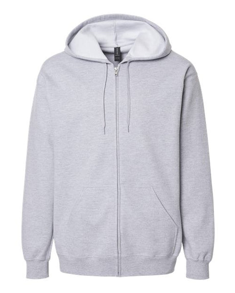 Gildan SF600 Unisex Softstyle Full-Zip Hooded Sweatshirt