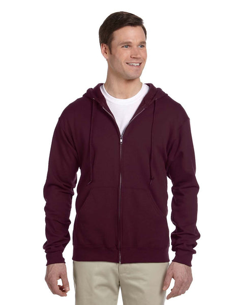 Jerzees 993 Adult NuBlend Fleece Full-Zip Hooded Sweatshirt