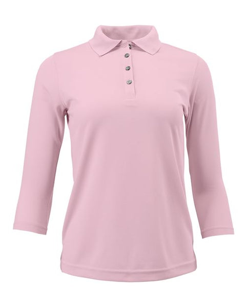 Paragon 120 Women's Lady Palm Three-Quarter Sleeve Polo