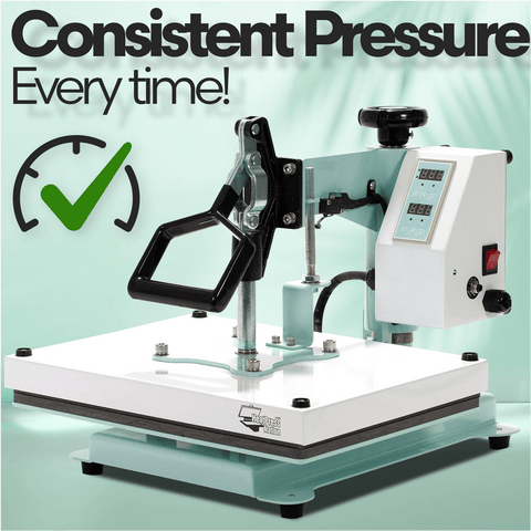 HPN CraftPro 15" x 15" Clamshell Heat Press : Pink