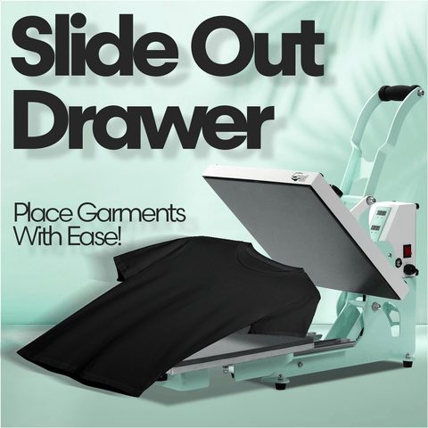HPN CraftPro 15" x 15" Clamshell Heat Press : Pink